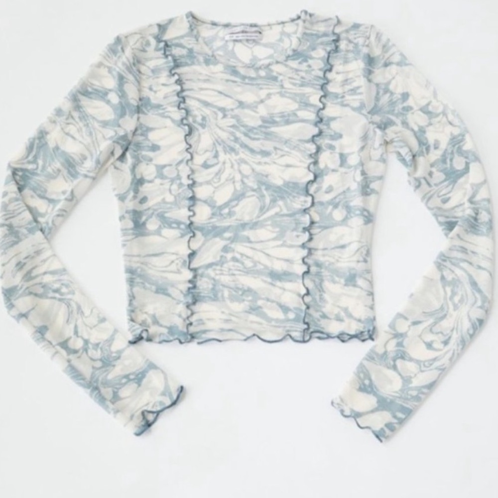 URBAN OUTFITTERS Mesh Long Sleeve Top